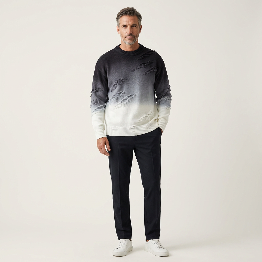 Tim | Revolt Gradient Knit Sweater