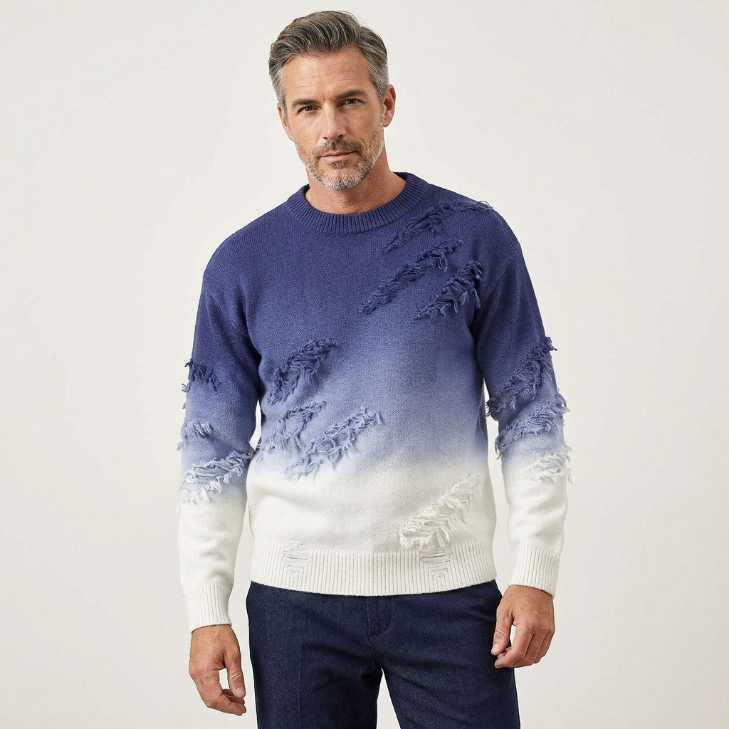 Tim | Revolt Gradient Knit Sweater