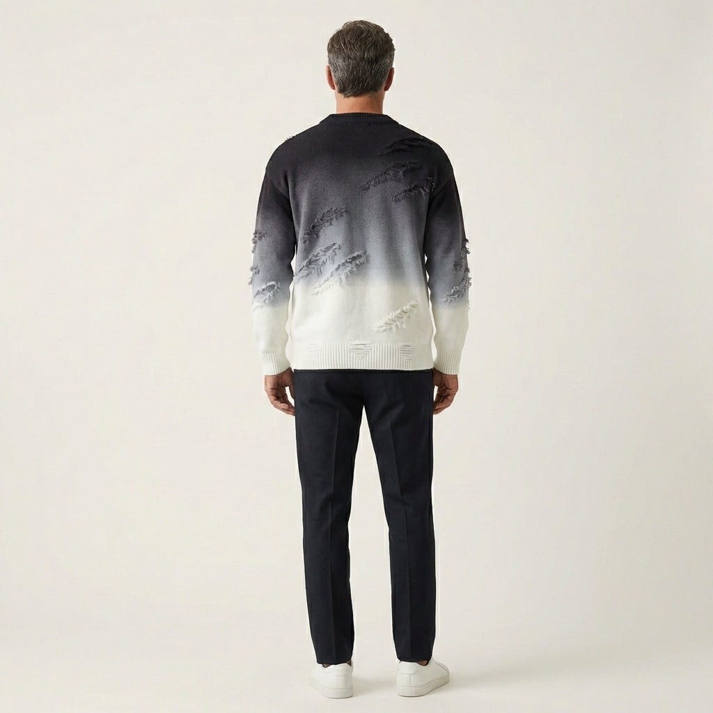 Tim | Revolt Gradient Knit Sweater