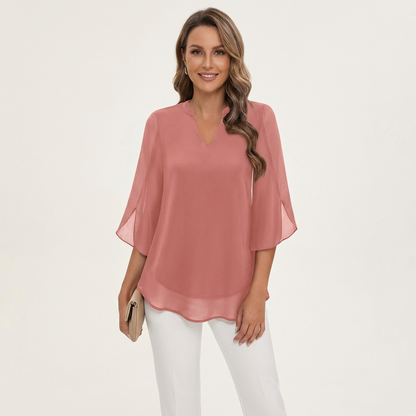 Claudia | V-Neck Blouse