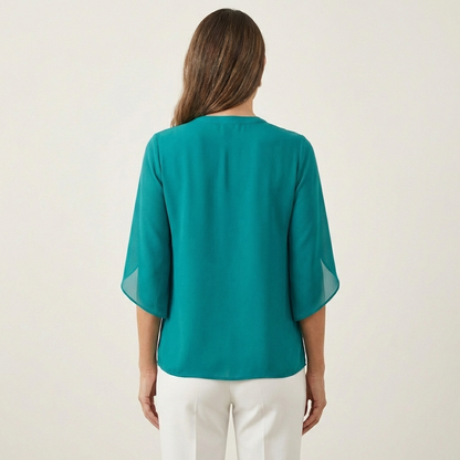 Claudia | V-Neck Blouse