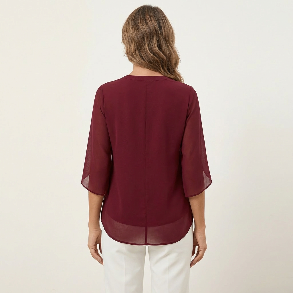 Claudia | V-Neck Blouse