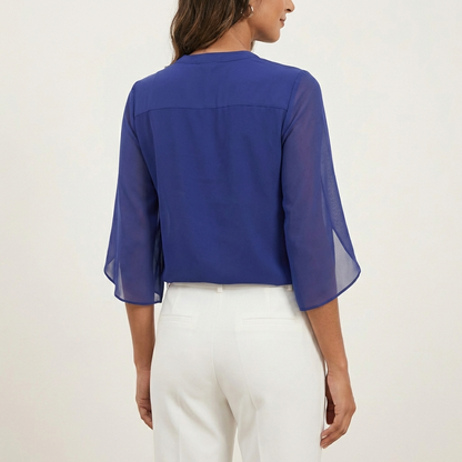 Claudia | V-Neck Blouse
