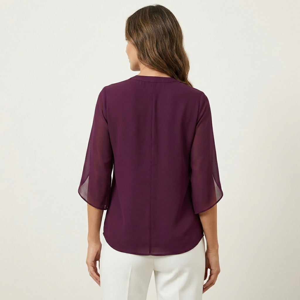 Claudia | V-Neck Blouse