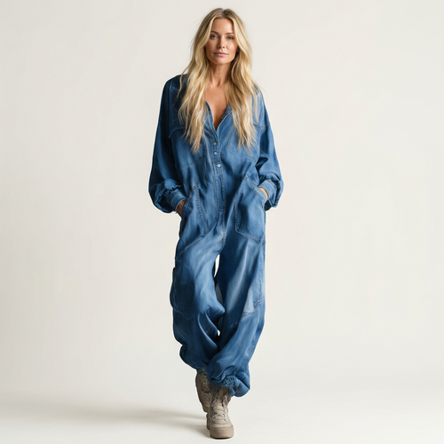 Cleo | Relaxed Hooded Jumpsuit
