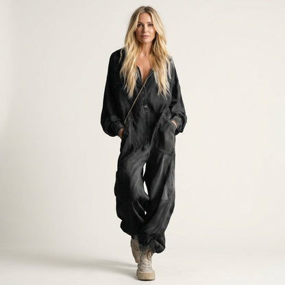 Cleo | Relaxed Hooded Jumpsuit