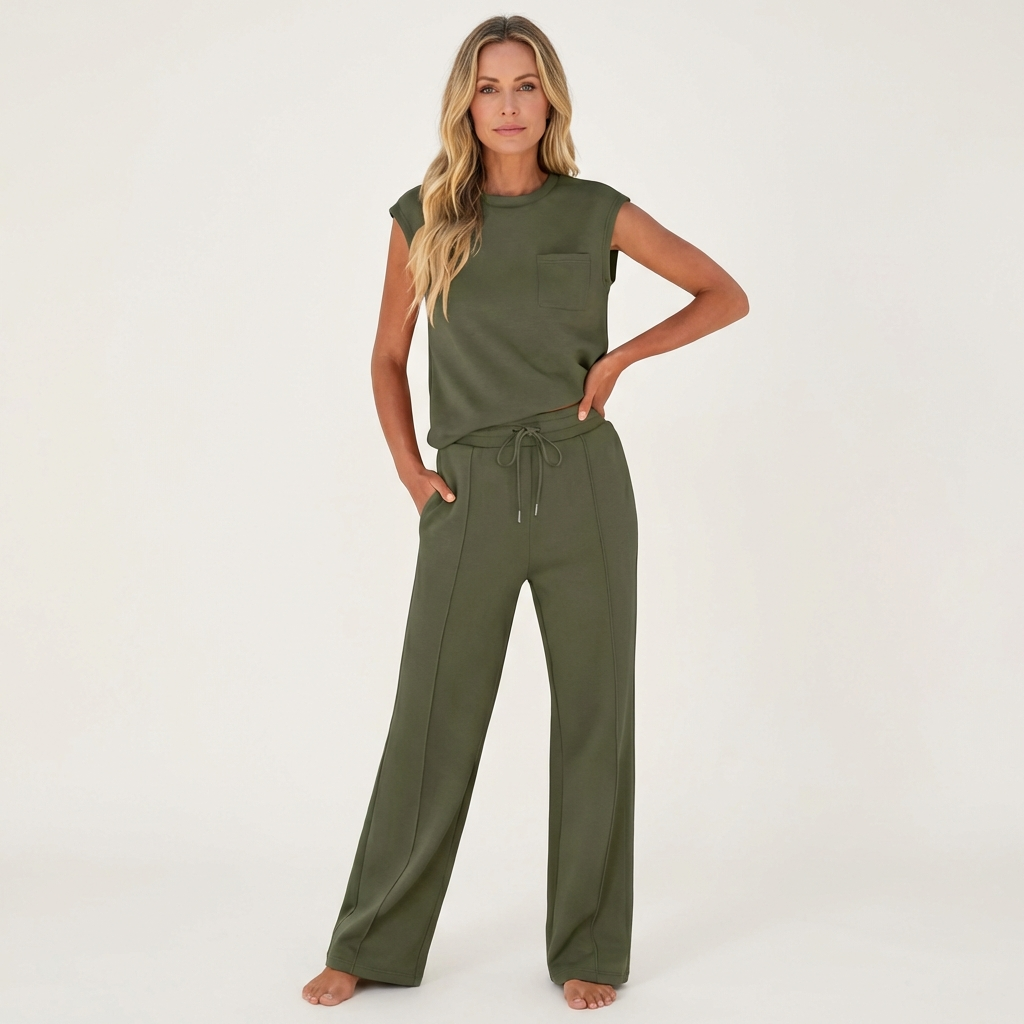 Caiya | Casual Summer Soft Lounge Co-Ord