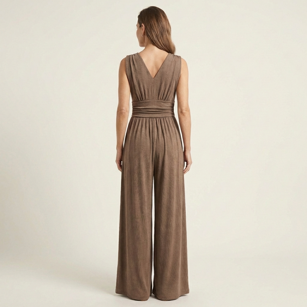Serena | Chic Sleeveless Wide-Leg Jumpsuit