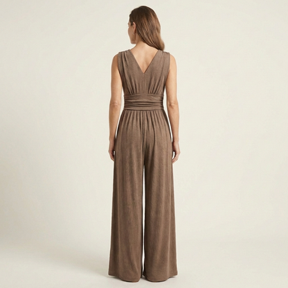 Serena | Chic Sleeveless Wide-Leg Jumpsuit