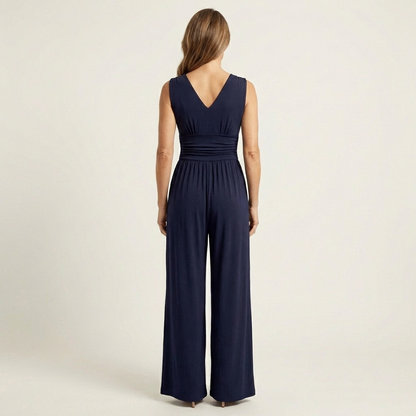 Serena | Chic Sleeveless Wide-Leg Jumpsuit