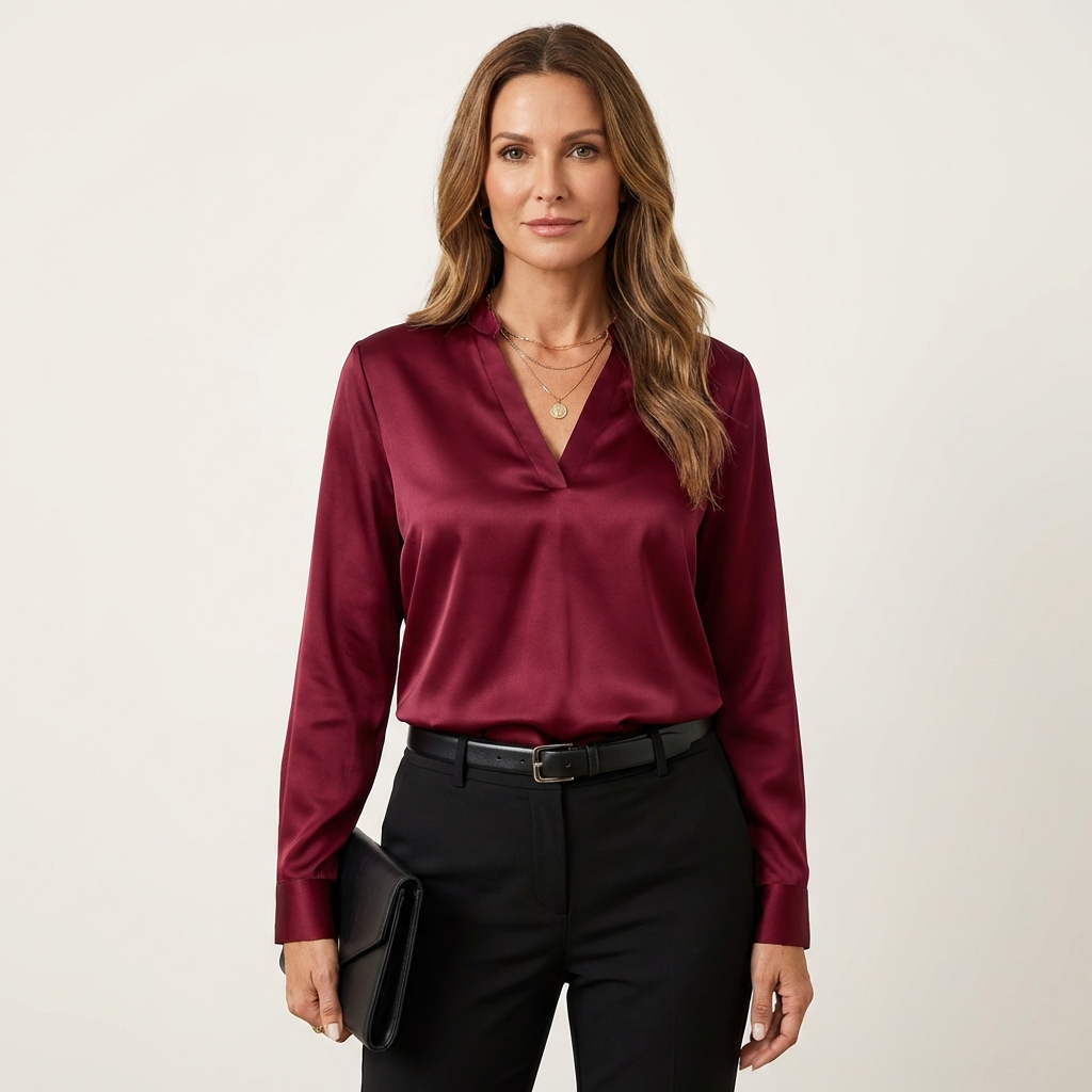 Tayra | Elegant Satin Blouse