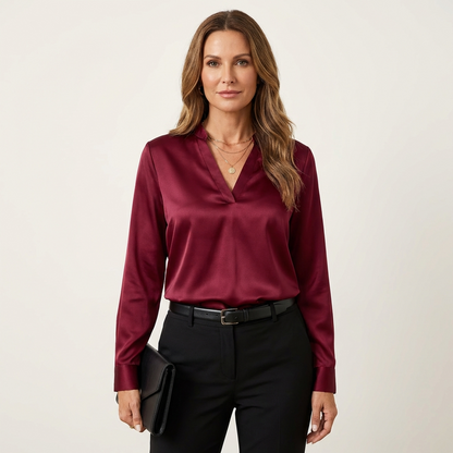 Tayra | Elegant Satin Blouse