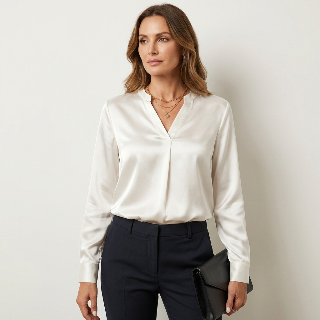 Tayra | Elegant Satin Blouse