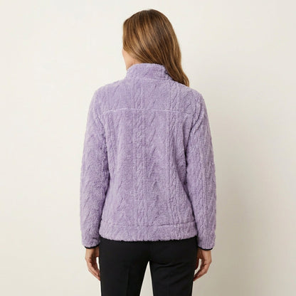 Eliana | Fluffy Half-Zip Sweatshirt