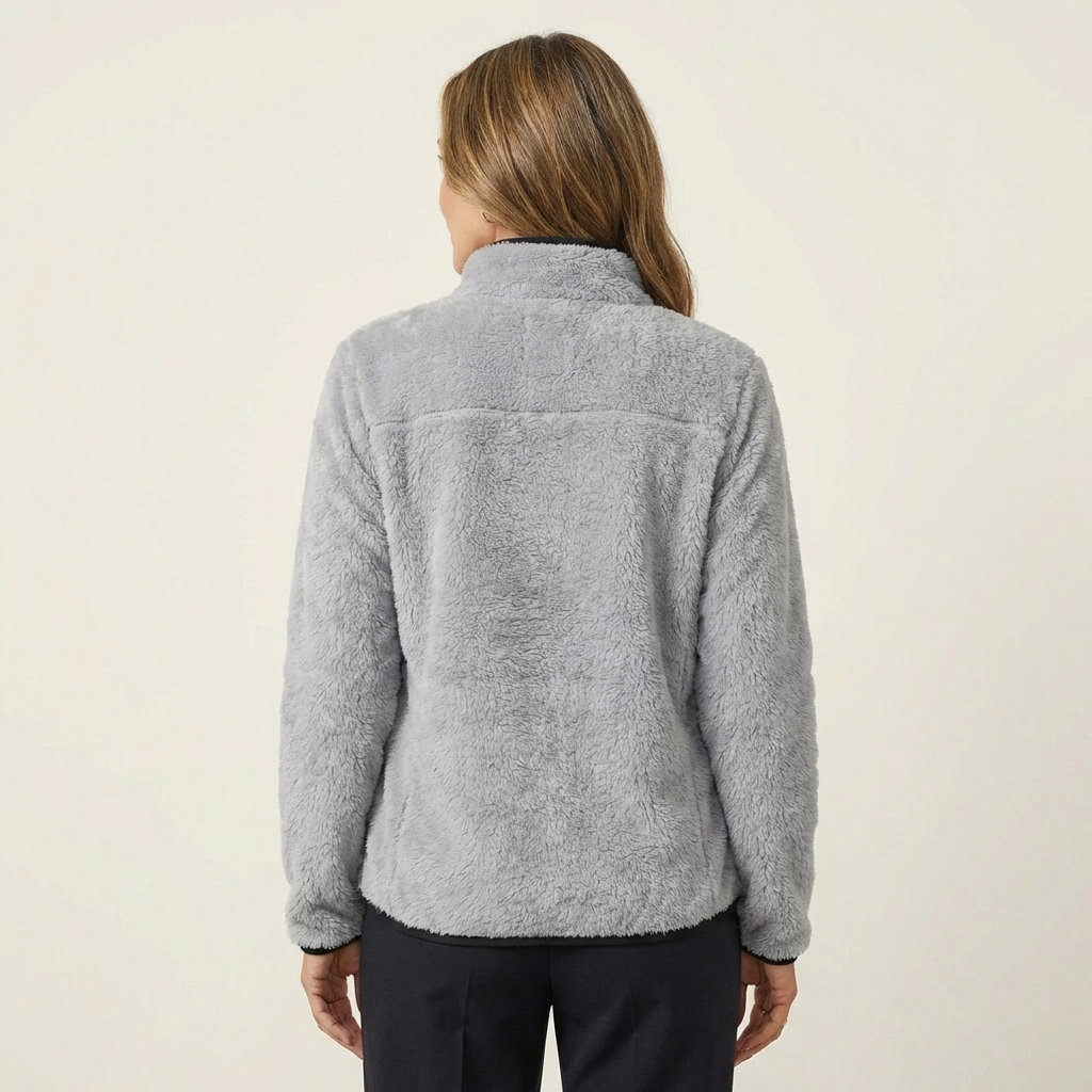 Eliana | Fluffy Half-Zip Sweatshirt
