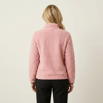 Eliana | Fluffy Half-Zip Sweatshirt