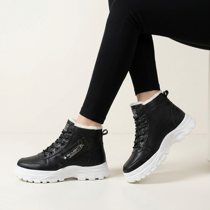 Naima | Waterproof Lace-Up Winter Boots