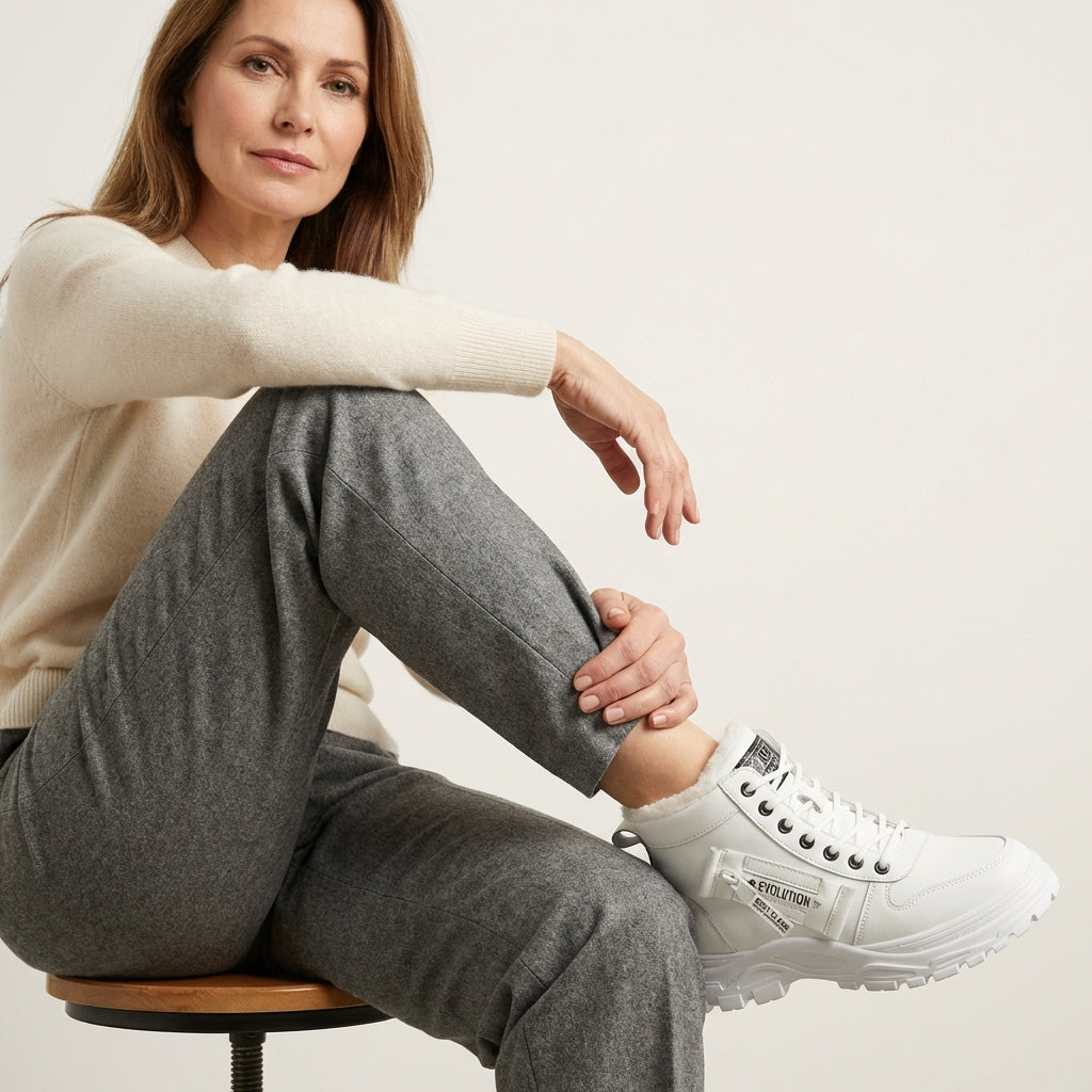 Naima | Waterproof Lace-Up Winter Boots