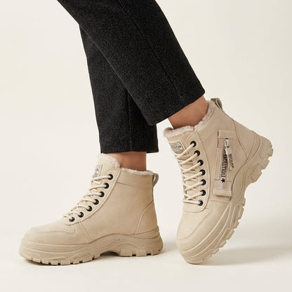 Naima | Waterproof Lace-Up Winter Boots