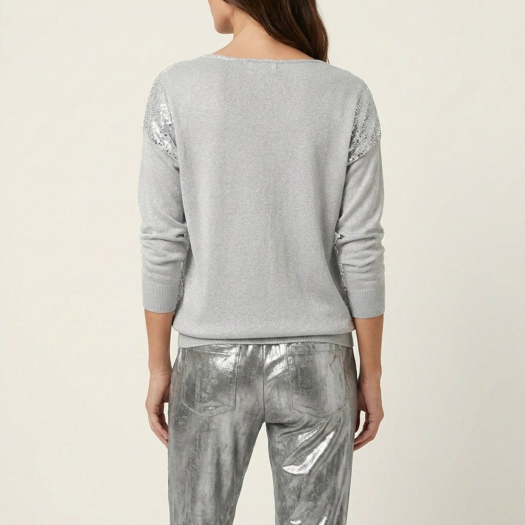 Emma | Sequin V-Neck Two-Piece Set