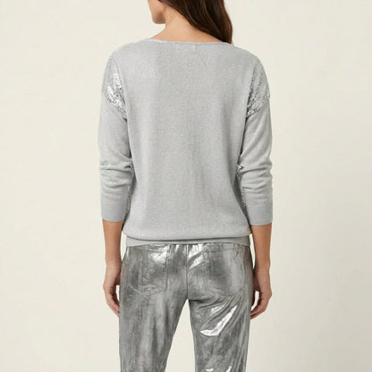 Emma | Sequin V-Neck Two-Piece Set