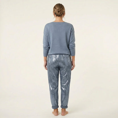 Emma | Sequin V-Neck Two-Piece Set