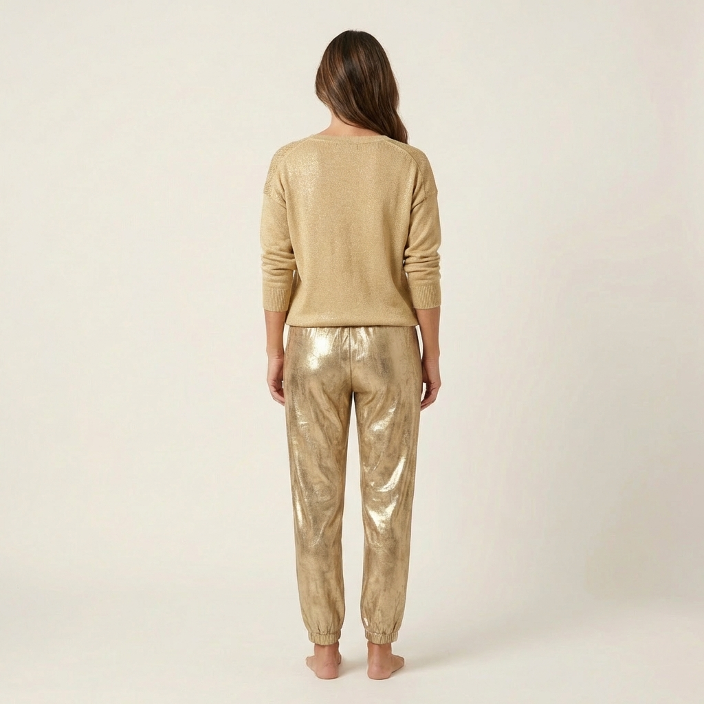 Emma | Sequin V-Neck Two-Piece Set