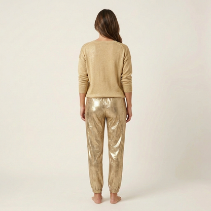 Emma | Sequin V-Neck Two-Piece Set