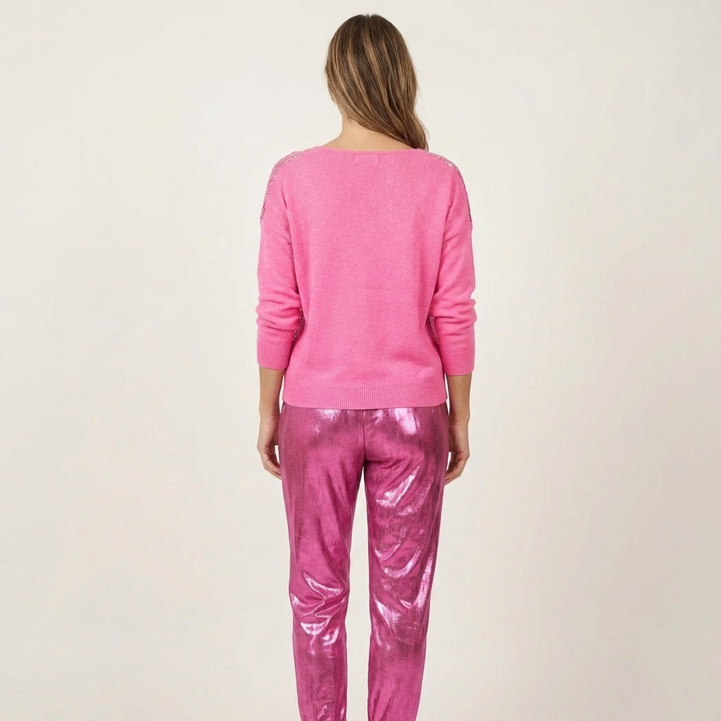 Emma | Sequin V-Neck Two-Piece Set