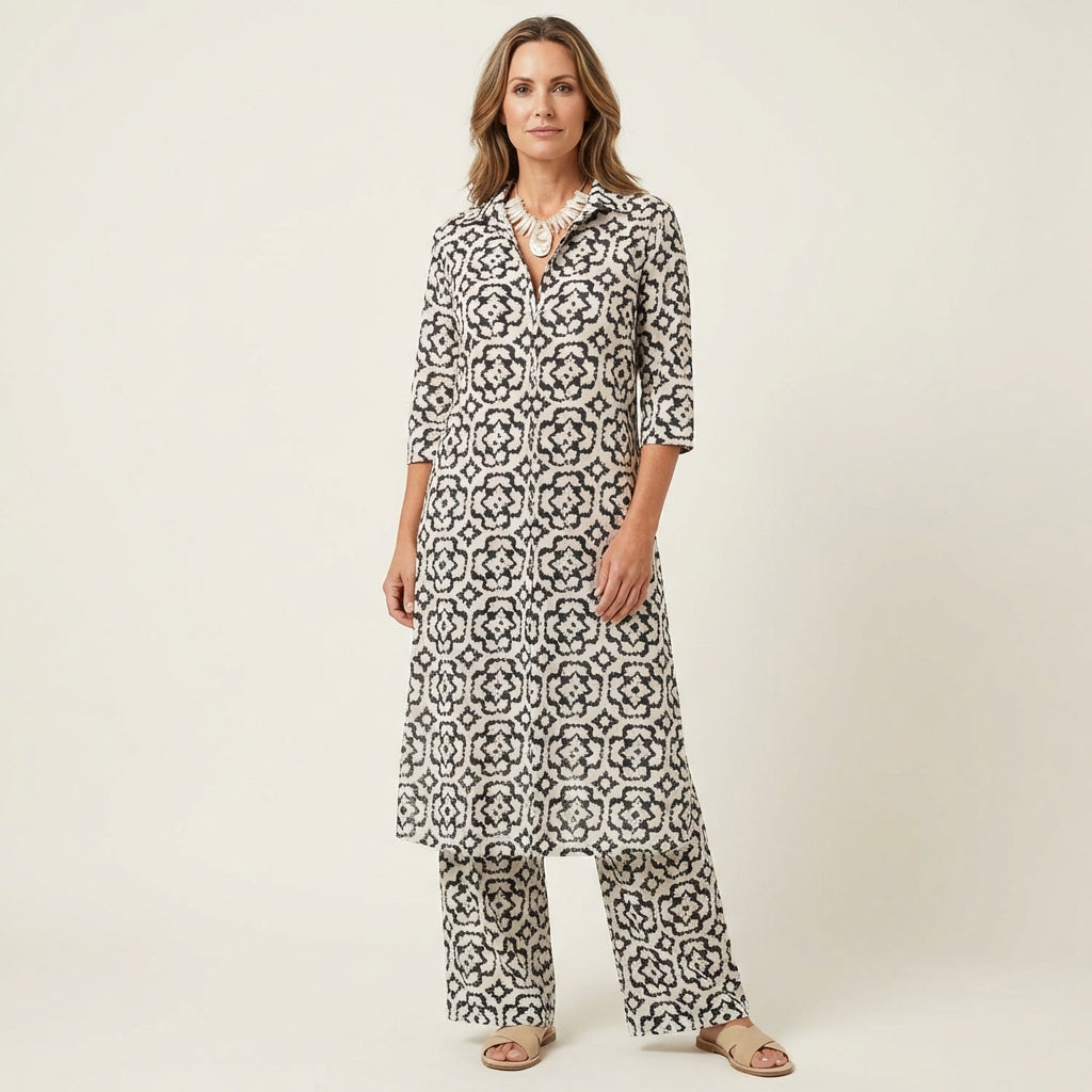 Amelia | Button-Front Two-Piece Set