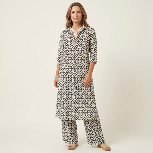 Amelia | Button-Front Two-Piece Set