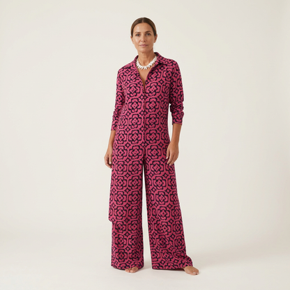 Amelia | Button-Front Two-Piece Set