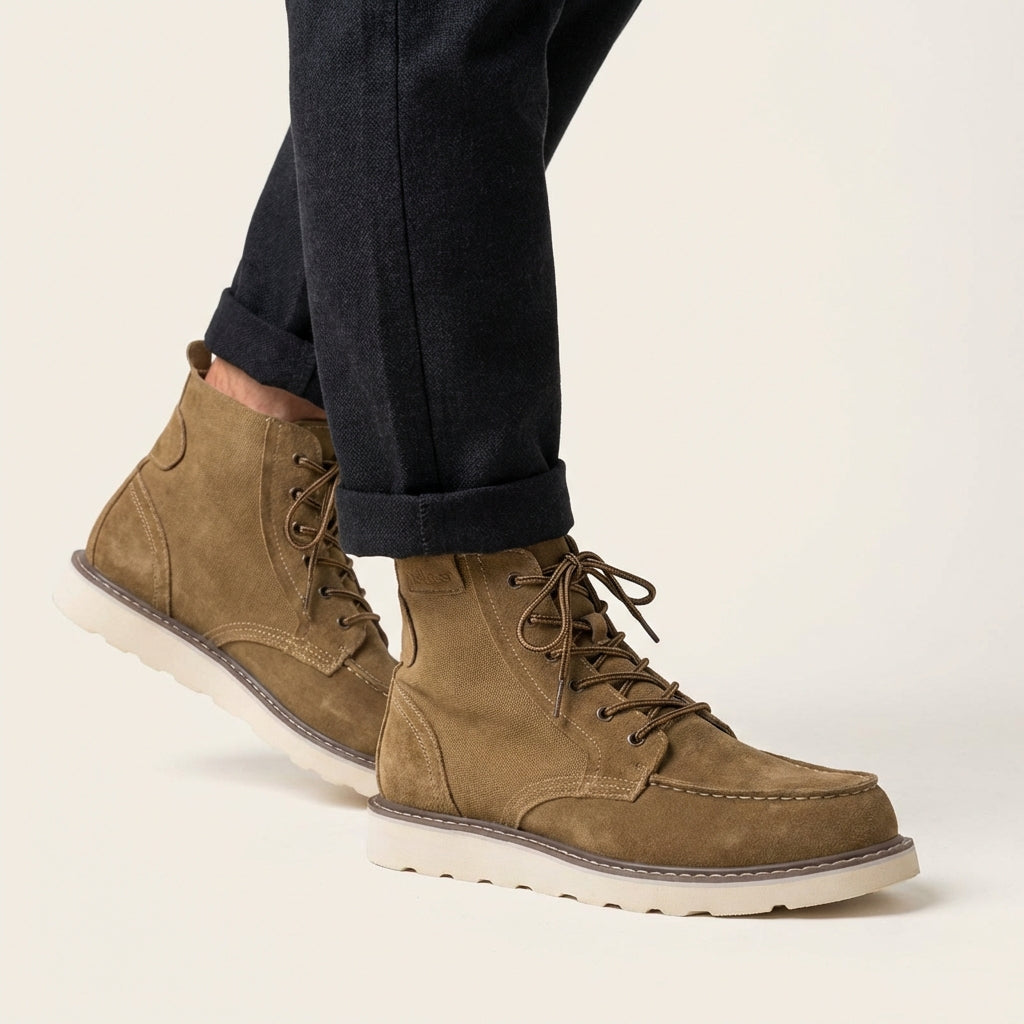 Ashton | Moc Toe Leather Boots