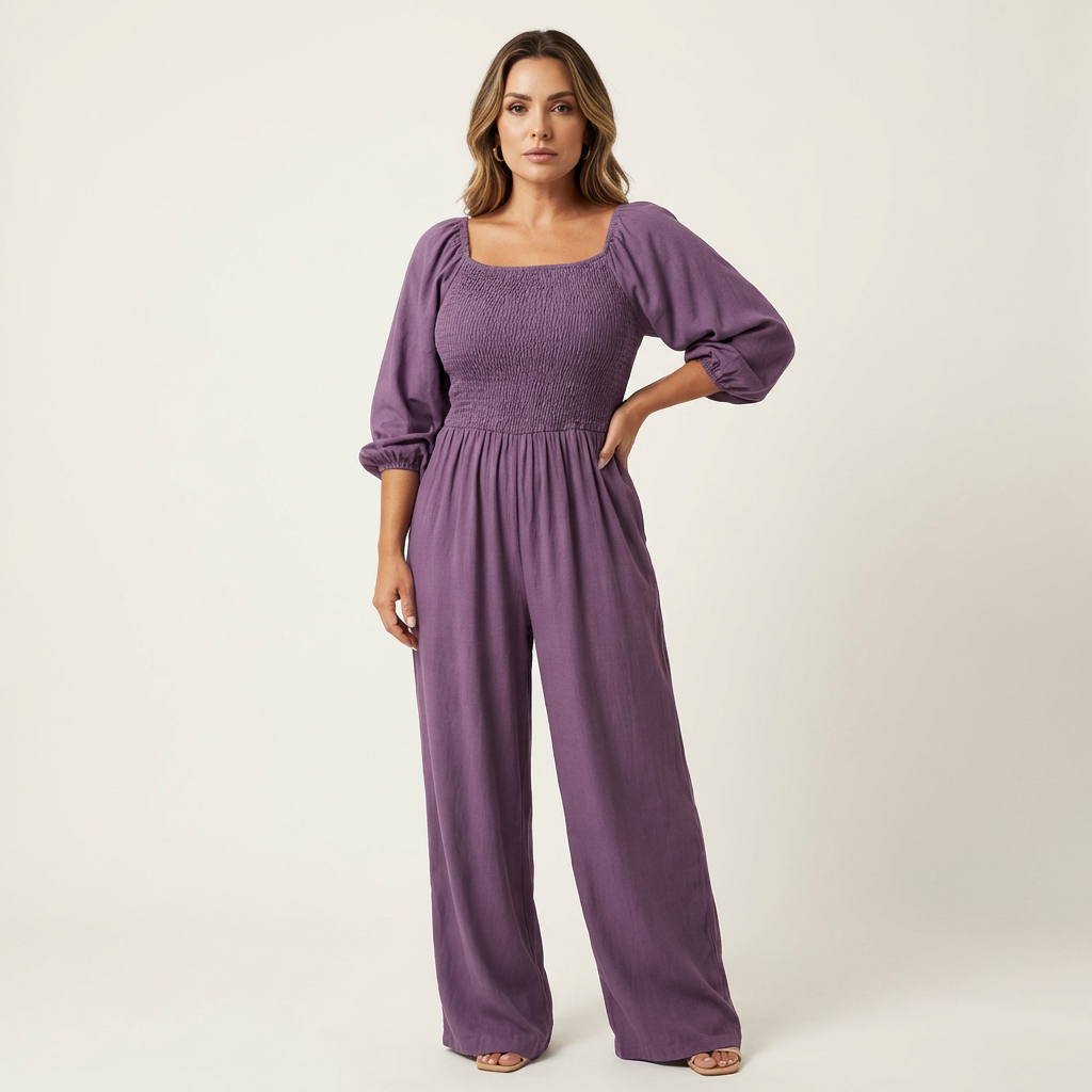 Natasha | Elastic Waist Jumpsuit