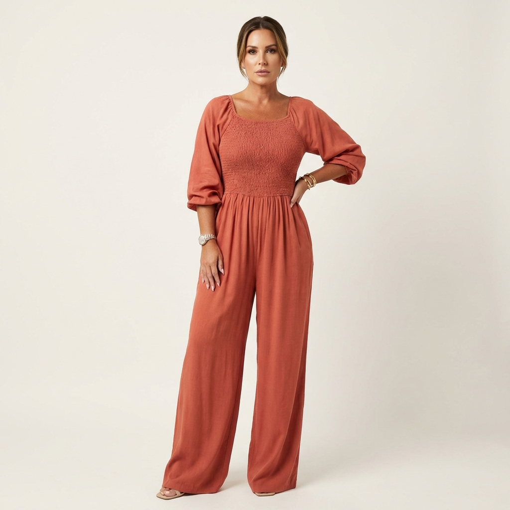 Natasha | Elastic Waist Jumpsuit