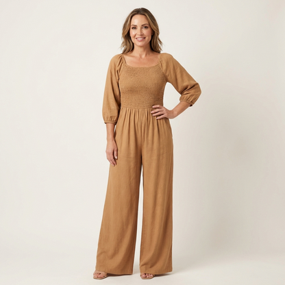 Natasha | Elastic Waist Jumpsuit