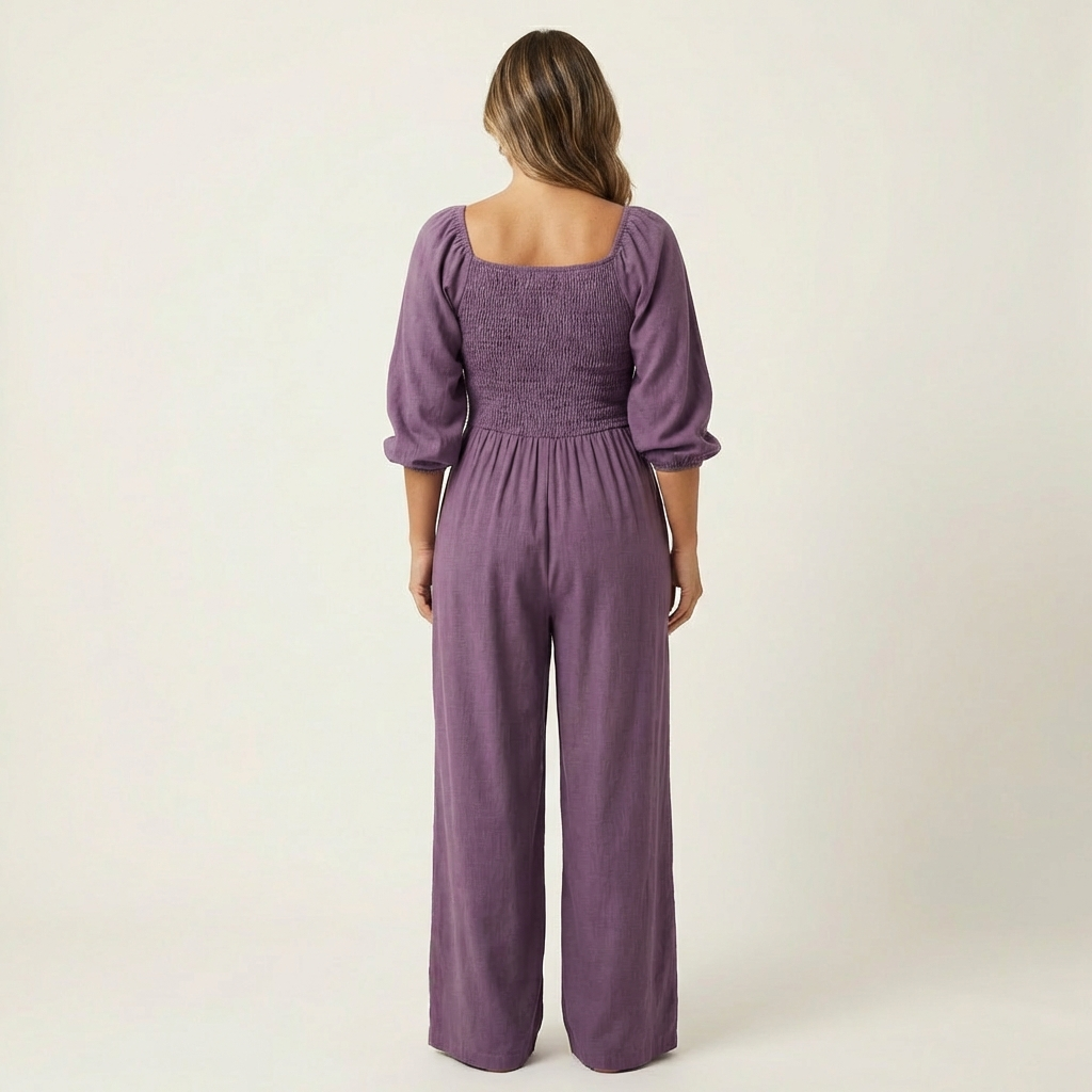 Natasha | Elastic Waist Jumpsuit