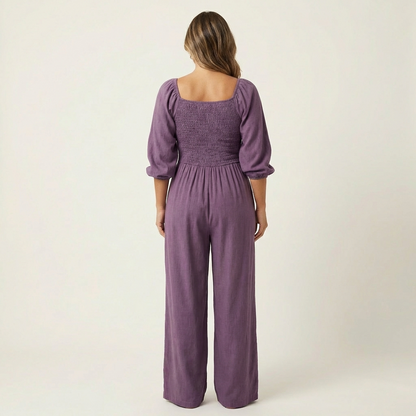 Natasha | Elastic Waist Jumpsuit