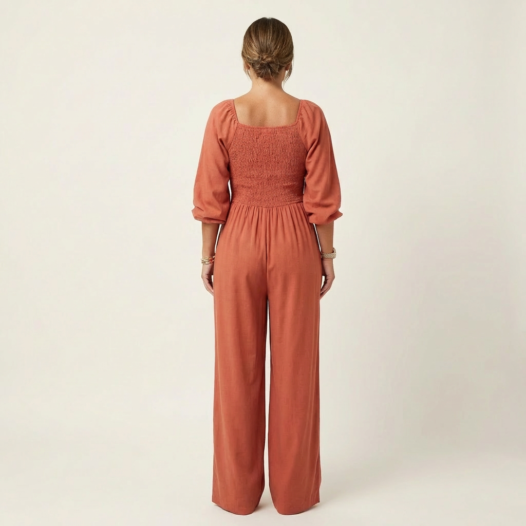 Natasha | Elastic Waist Jumpsuit