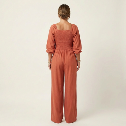 Natasha | Elastic Waist Jumpsuit