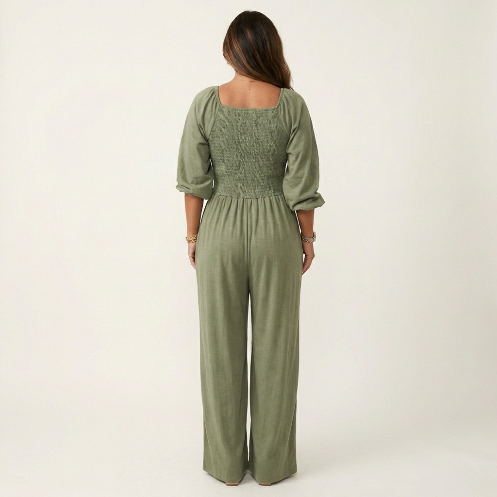 Natasha | Elastic Waist Jumpsuit