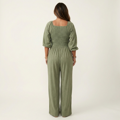 Natasha | Elastic Waist Jumpsuit