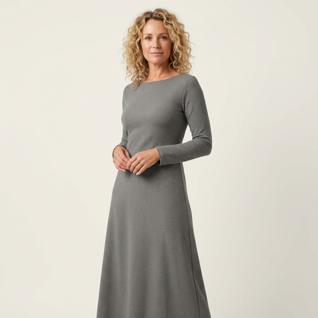 Romina | Elegant Long-Sleeve Maxi Dress