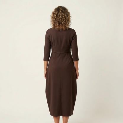 Romina | Elegant Long-Sleeve Maxi Dress