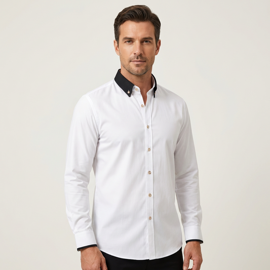 Tom | Classic Cotton Long-Sleeve Shirt
