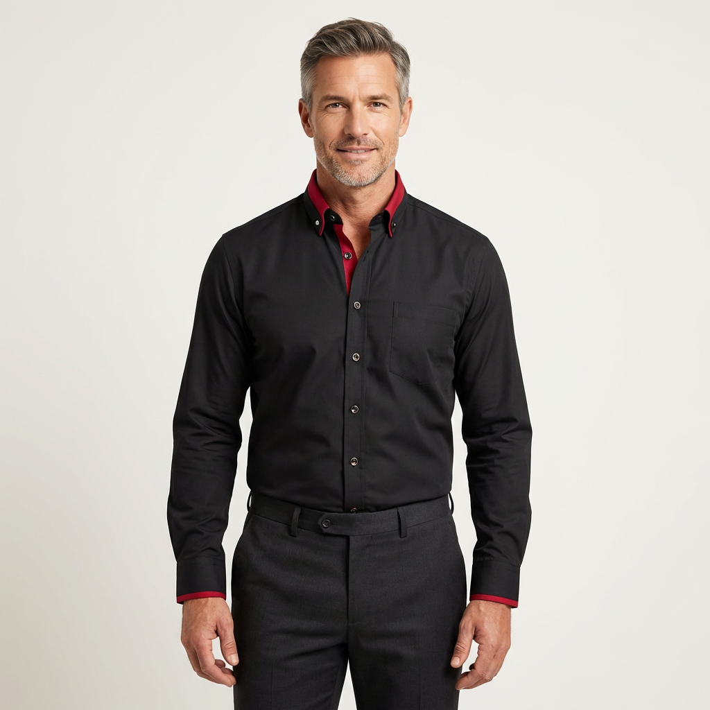 Tom | Classic Cotton Long-Sleeve Shirt