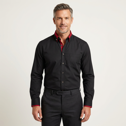 Tom | Classic Cotton Long-Sleeve Shirt