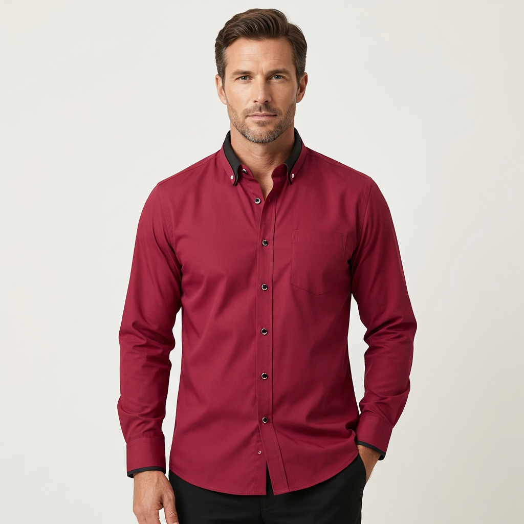 Tom | Classic Cotton Long-Sleeve Shirt