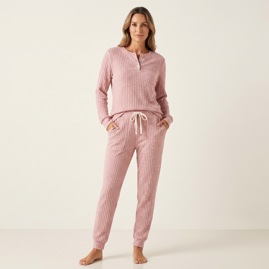 Amary | Ribbed Comfort Pyjama Set