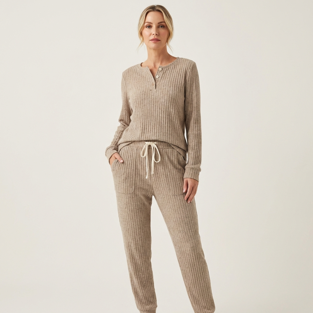 Amary | Ribbed Comfort Pyjama Set